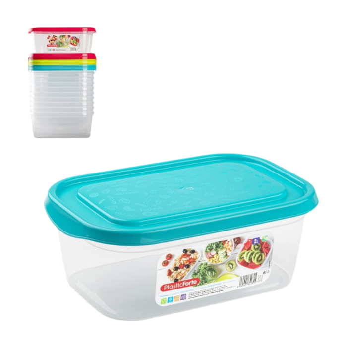 CONTENITORE RETTANGOLARE BASCI 2000ML